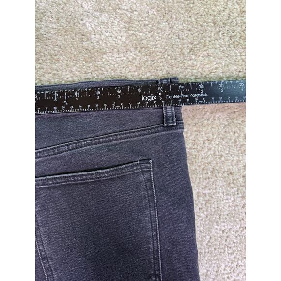 Abercrombie & Fitch Jeans Women Size 33 / 16R Black Super Skinny High Rise D603 - Picture 12 of 15